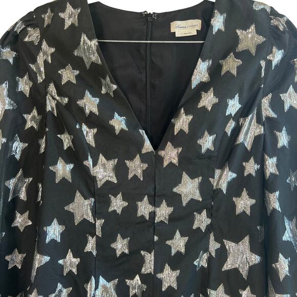 Revolve Lovers and Friends Delphine Silver Star Mini Dress Sz Small - Picture 4 of 11
